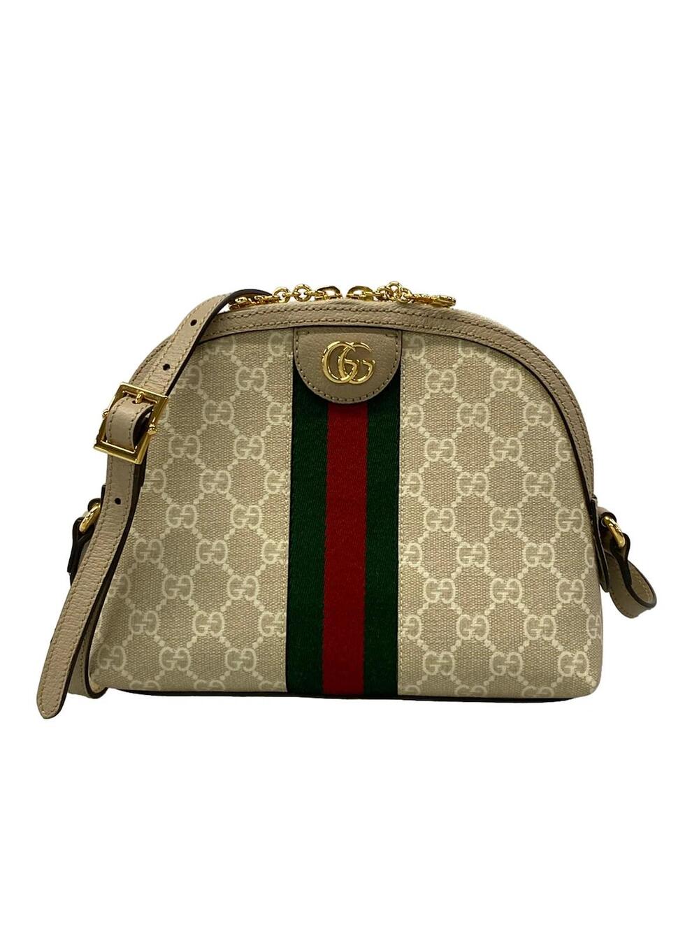 Gucci Ophidia Light Beige Red Green Pvc #351597G14B